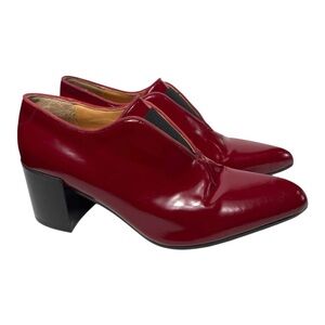 Acne studios Red‎ leather Ankle boot